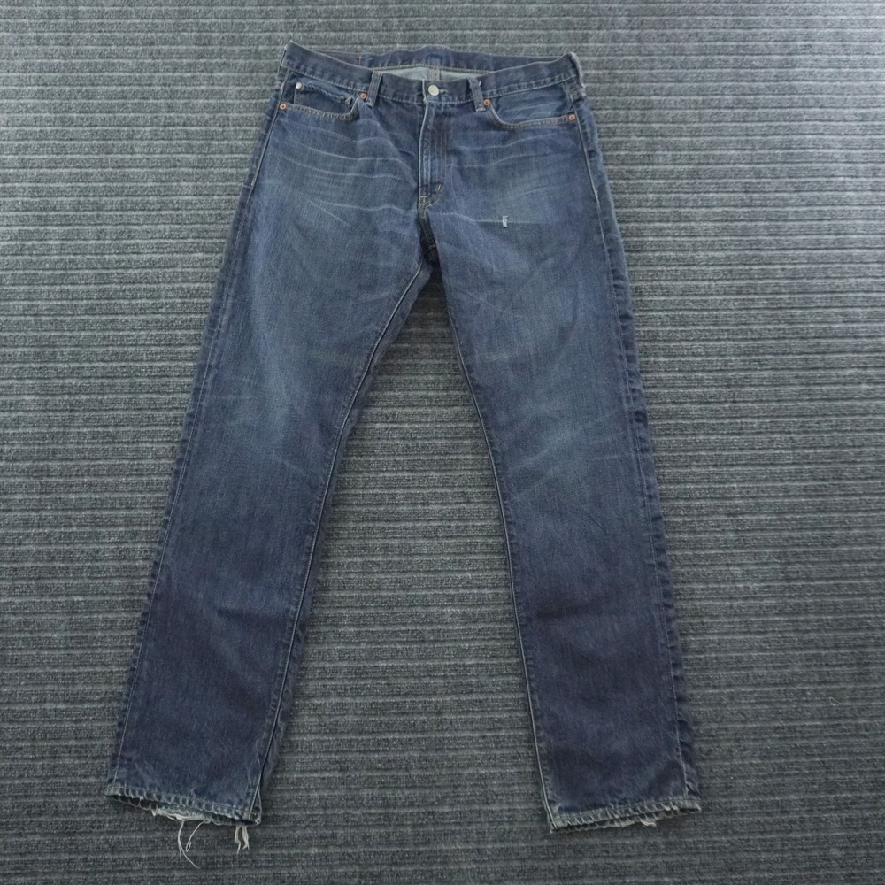Polo Ralph Lauren Denim & Supply Straight Leg Jeans Mens 36 Blue Distressed